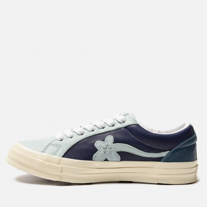 Converse le cheap fleur blue