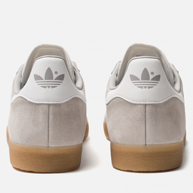 Adidas gazelle on sale grey two gum