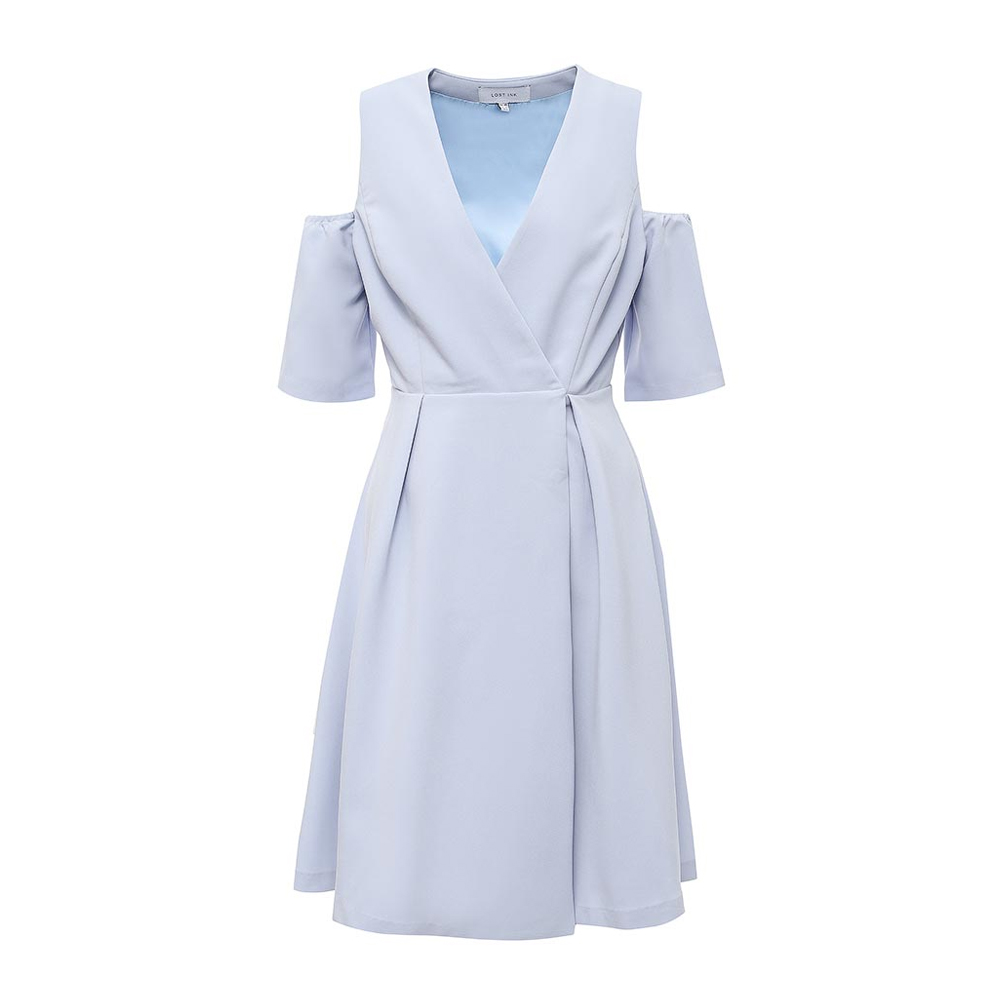  Cotton Cloud Blue Jay Basics SHOULDER DRESS