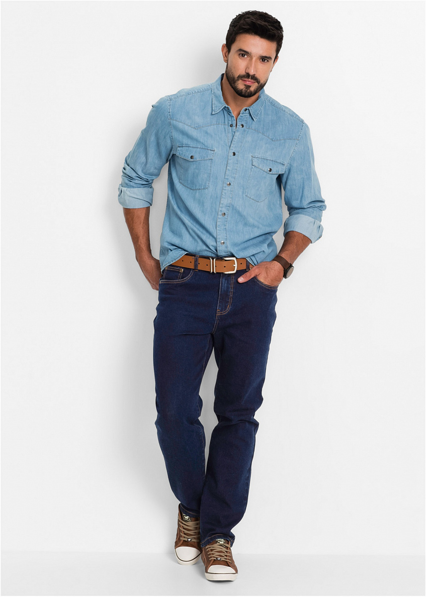 Рубашки под джинсы мужские модные